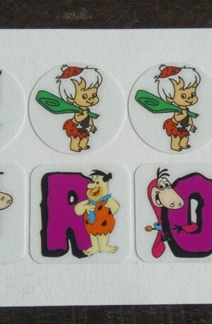 The Flintstones Drop Target Decals