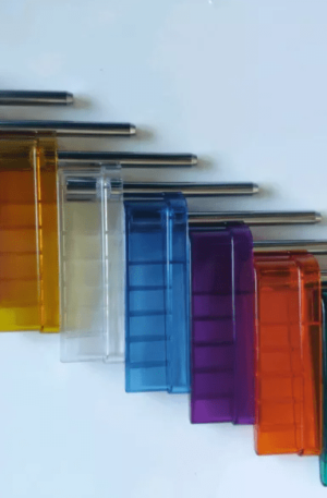 Pinball transparent flipper bats