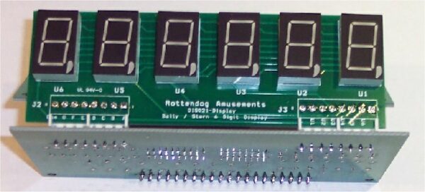 Bally / Stern 6 Digit Numeric Display Board Set DIS021