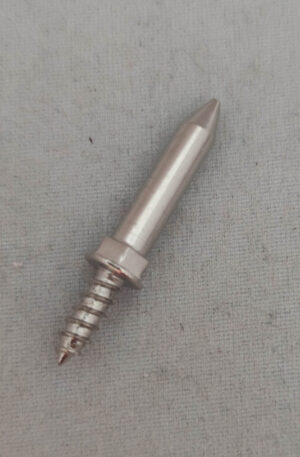 1-7/16" Metal Post With Wood Screw Base 530-5004-01