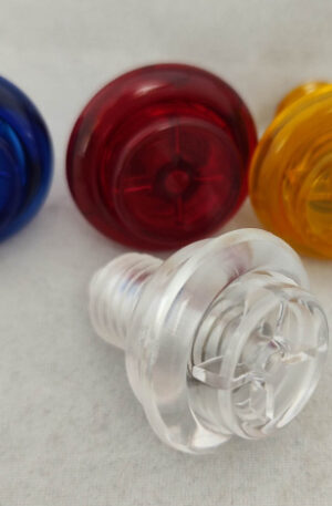 Transparent Flipper Buttons spring loaded A-16883-XX