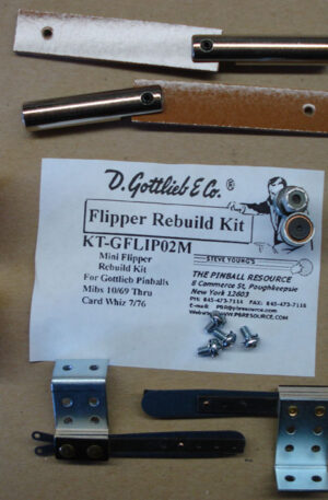 Gottlieb Flipper rebuild kit 10/69 to 7/76 KT-GFLIP02M