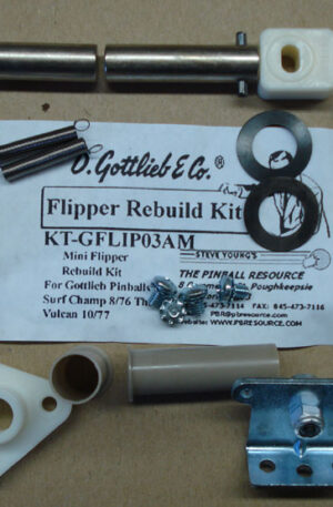 Gottlieb Flipper rebuild kit 8/76 to 10/77 KT-GFLIP03AM