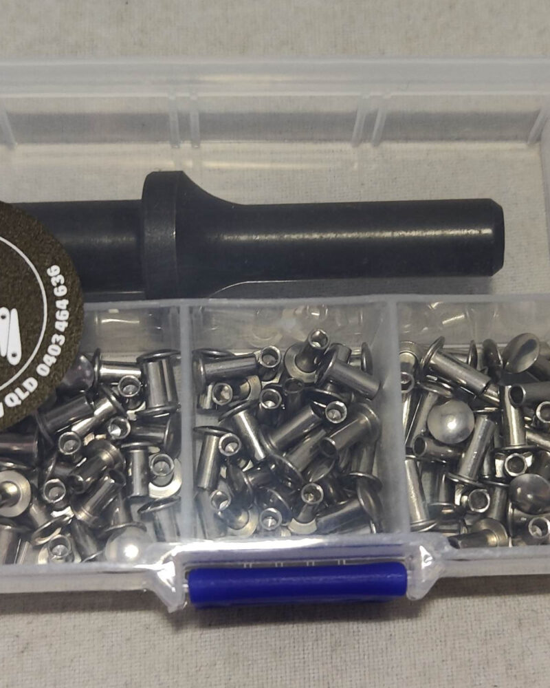 1/8" Semi Tubular Rivet Tool Kit – For Pinball, Tonka, Vent Window & Stoves