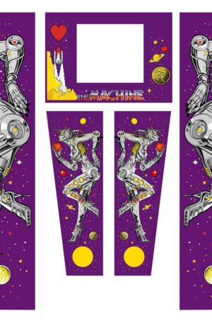 Bride of Pinbot Cabinet Decal
